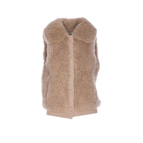 Yves Salomon Women Lamb Leather Vest - Picture 1 of 4